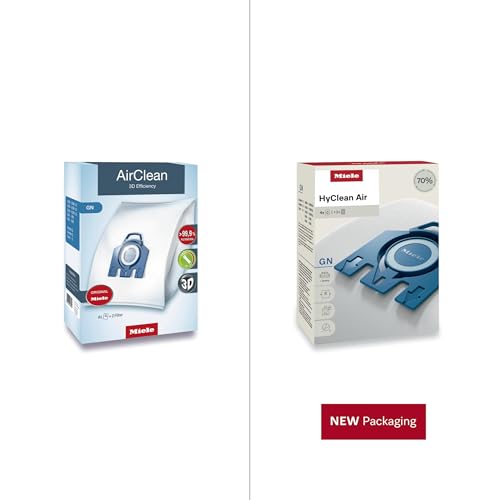 Miele GN AirClean 3D Efficiency Vacuum Cleaner Bags - 2 Boxes - Includes 8 Genuine Airclean GN Bags + 2 Genuine Super Air Clean Filter + 2 Genuine Pre-Motor Protection Filters - image 2