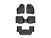 WeatherTech Custom Fit FloorLiners for Ford Explorer - Full Set (44359-1-4-3), Black
