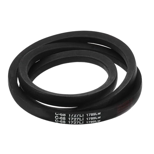 uxcell C68 Drive V-Belt 68 Inch (1727mm) Inner Circumference x 22mm Width x 14mm Height, Rubber V Belt for Power Transmission