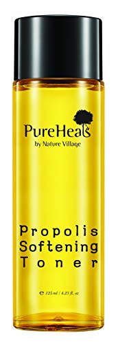 Pureheal s Propolis Softening Toner, 4.23 fl.oz (125ml) | Korean Natural Skincare Brand, Anti aging, Treats Dull, Tired looking Skin,Smooths, Irritated, Sensitive and Hyperpigmentation Safe