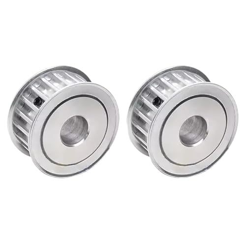 Poulie HTD 8M 28 dents alésage 19mm pour motorisation et convoyeur