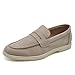 IF Fashion Scarpe Mocassini Slip On Loafers da Uomo in Camoscio Sintetico Pelle Scamosciato Eleganti e Casual 2Y353-1 Khaki N.43