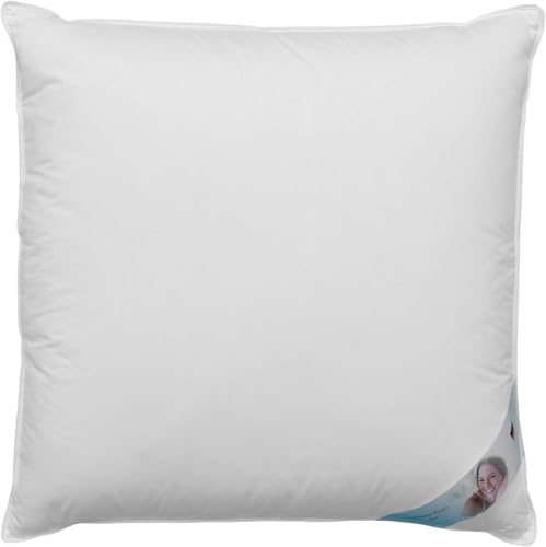 Waidmeister Premium Feder & Daunen Kopfkissen Dreikammerkissen - Kissen mit hochwertiger Federn & Daunen Füllung und Bezug aus 100% Baumwolle- Made in Germany