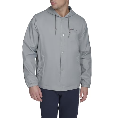 Image of Champion Men's Hooded Coaches Rain Jacket