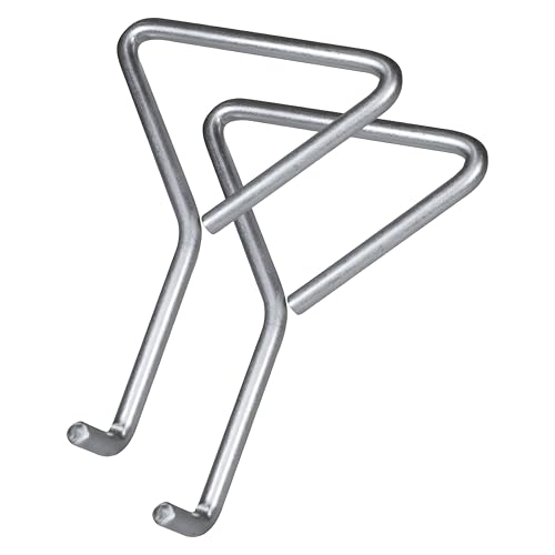 Faithfull Manhole Keys (Pair), Bent O Shape End (10mm Dia, 25mm Depth), Heavy-Duty Zinc Plated - 200mm