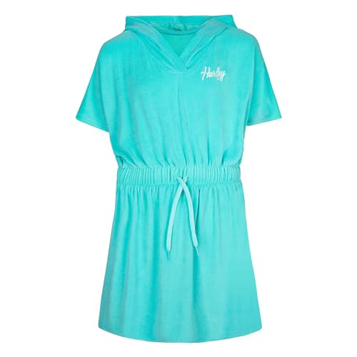 Image of Hurley Girls' French Terry Hooded Coverup Dress