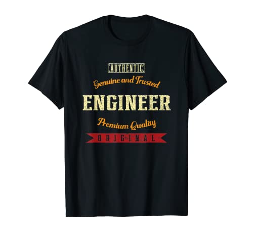 Ingeniero genuino y confiable Generador de humor de ingeniería divertido Camiseta