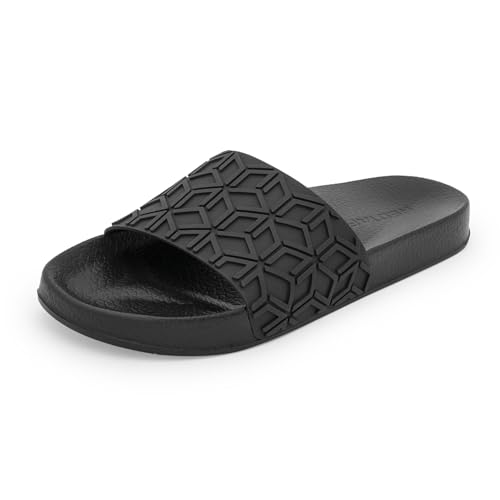 Image of Red Tape Womens Sliders in Slate Blue | Casual Pool Sliders | SLATE BLUE | 3 UK
