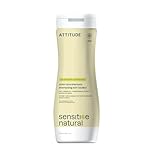 ATTITUDE Hair Shampoo, EWG Verified, Plant- and Mineral-Based Ingredients, Vegan and Cruelty-free Beauty and Personal Care Products, Color-Treated, Sensitive Skin, Argan Oil, 16 Fl Oz