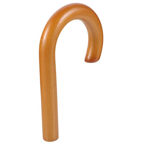 GLSTOY 折りたたみ傘交換用湾曲ハンドルグリップ 耐摩耗ソリッドウッド素材 Uv晴雨兼用 日常使いコンパクト交換パーツ - GLSTOY - 商品画像