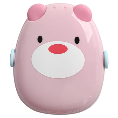 SECFOU 1 Juego Tazón De Complemento Alimenticio Platos De Vajilla Para Cuenco Para Vajilla De Bebe Tazón De Bebé Cuenco Dividido Para Pequeños Páginas Rosa