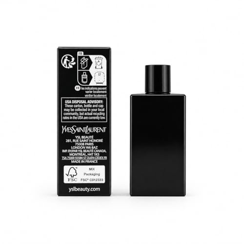 Image of Yves Saint Laurent YSL Y LE PARFUM Mini Splash 7.5 ml / 0.25 Fl oz | Men's Parfum, Designer Cologne, Mini Splash, Travel Size, Woody Aromatic Fragrance