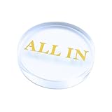ポーカー オールイン ディーラーボタン テキサスホールデム ポーカーセット poker set ポーカーチップ ALL INボタン(ポーカーボタン) (1, オールイン)