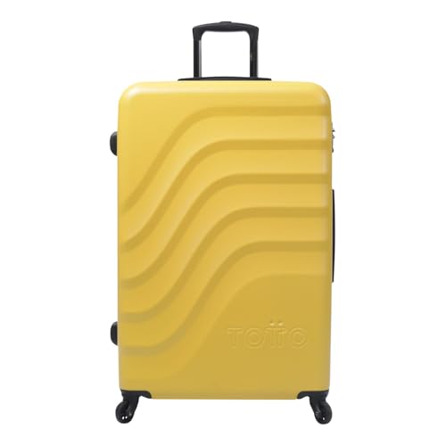 TOTTO - Maleta Rígida Grande, Modelo Bazy, 51.8 x 78.8 x 30 cm, Capacidad 98 L, Resistencia a Impactos, Ruedas 360º, Manija Telescópica, Correas de Compresión Internas, Candado TSA, Color Super Lemon TOTTO - Maleta Rígida Grande, Modelo Bazy, 51.8 x 78.8 x 30 cm, Capacidad 98 L, Resistencia a Impactos, Ruedas 360º, Manija Telescópica, Correas de Compresión Internas, Candado TSA, Color Super Lemon