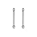 Pacific Dualies 18099 3 Inch Straight Valve Stem Extension - Set of 2