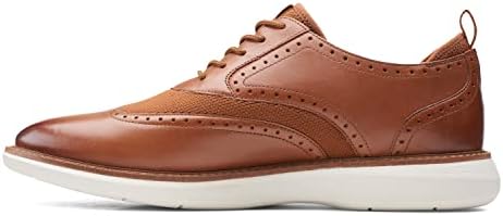 Clarks Men's Brantin Wing Oxford, Dark Tan Leather, 11 Review | Image 5