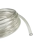 dracaena.io 4 meter/ 157.5 inch soft tube with PVC material, ID 3/8'' and OD 1/2'' - PVC pipe soft tube for Computer water cooling systems, Transparent