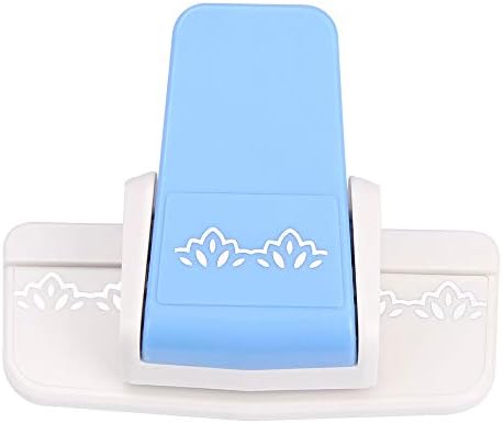 Embossing Border Punch New Fancy Boundary Punch Design Embossing Punch Scrapbooking Handmade Peripheral DIY Paper Cutter Handmade Gift (Lotus)