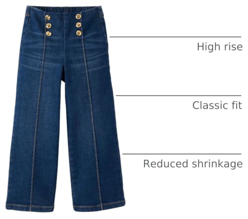 Image of Gymboree Girls' and Toddler Wide Leg Jeans