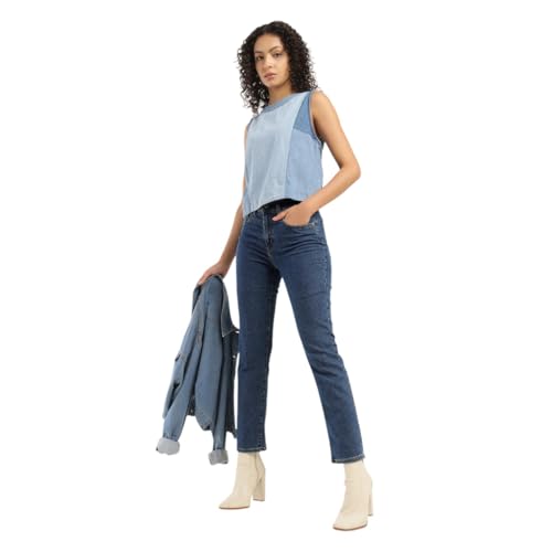 Image of Levi's Women's 724 High Rise Slim Straight Fit Jeans