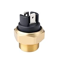 YINETTECH M22 X 1,5 Kfz-Kühlerlüfterschalter BA5-598-652 85-80 °C für Autos Motorräder Racing