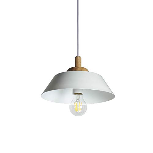 Plafonnier blanc en fer forgé au design ligne de poisson contemporain