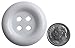 Large Size Arctic White Buttons Pack of 40