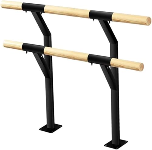 Barre de danse indépendante double couche réglable en hauteur pour studio - 2