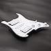 3Ply White Loaded Pickguard Pre-Wired HSH Pickguard Pickups Fits for Fender Strat Style