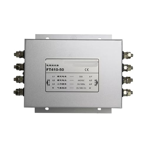 Filtro de CA trifásico FT410-50A de 4 cables para evitar averías eléctricas en 380V 2