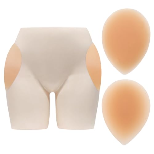 AQOYNQ Silicone Hip Pads,Hip Dip Pads Adhesive for Women Reusable Butt Lift Enhancer Pad for