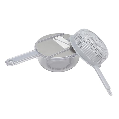 Rallador Versátil para Verduras y Queso LUCKDANO Gris miniatura 3