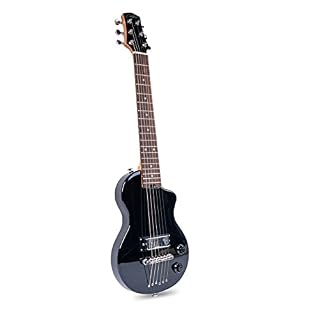Carry-on By Blackstar Mini Jet Black Electric Guitar – Parfait pour les enfants et les adultes, les débutants et les… - Les Beatles, Paul McCartney, John Lennon, RIngo Starr, George Harrison Carry-on By Blackstar Mini Jet Black Electric Guitar - Parfait pour les enfants et les adultes, les débutants et les… – Image 3