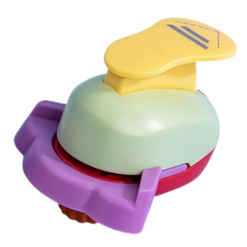 NUOBESTY Scrapbooking Paper Puncher DIY Hole Punch Craft Hand-Made Paper Punch Enhance Creativity Imagination Random Color