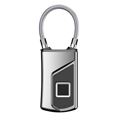 SKEIDOUSB Rechargeable smart Keyless Fingerprint Lock IP66 Waterproof anti-Theft security Padlock Door Luggage Case Lock