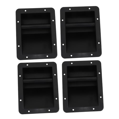 Housoutil 4Pcs Durable Plastic Speaker Handles Easy Install Side Handles for Dj Speaker Cabinets Lightweight Bucket Handle Replacement for Vintage Amplifier Supplies