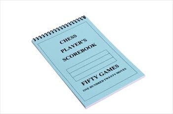 The House of Staunton US Ajedrez Federación Federación Jugador de Ajedrez Libro de Puntuación (120 MovimientosJuego) - Azul