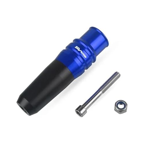 Curseur d'échappement moto Suzuki SV650 anti-rayure bleu