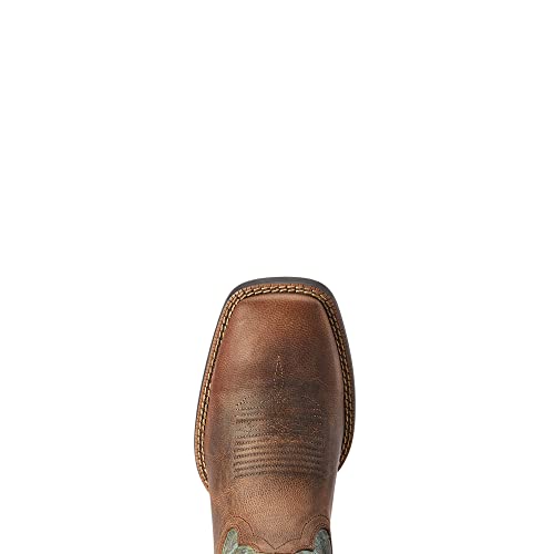 ARIAT BMVY9 Mens Sport Rodeo Western Boot Loco Brown/Roaring Turquoise 12 by ARIAT - Used condition - US$91.20