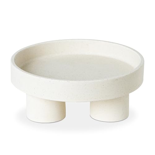 Resin Pedestal Tray for Kitchen Counter, Bathroom & Coffee Bar