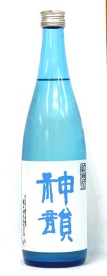 増田酒造『神韻純米酒無濾過生原酒ブルーラベル』
