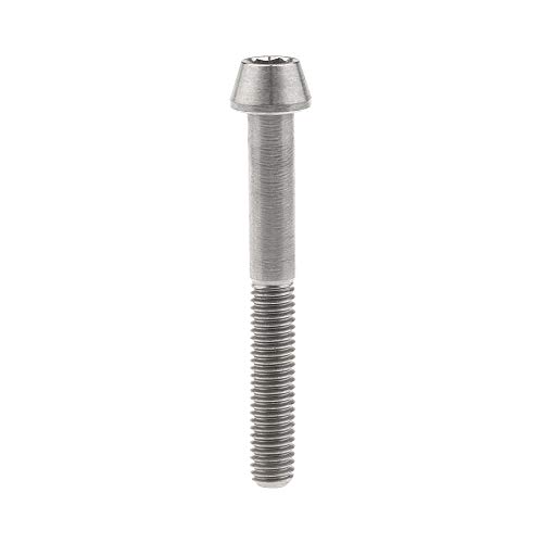 Image of Titanium Ti Bolt M5x9 16 18 20 25 30 35 40 45 50 55 60mm Tapered Head Screws Pack of 4 (M5x40mm, Normal Titanium)