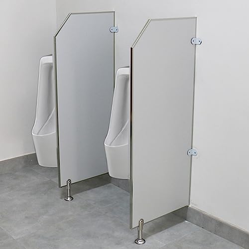 Mampara de urinario para suelo en acero inoxidable para baños públicos 2