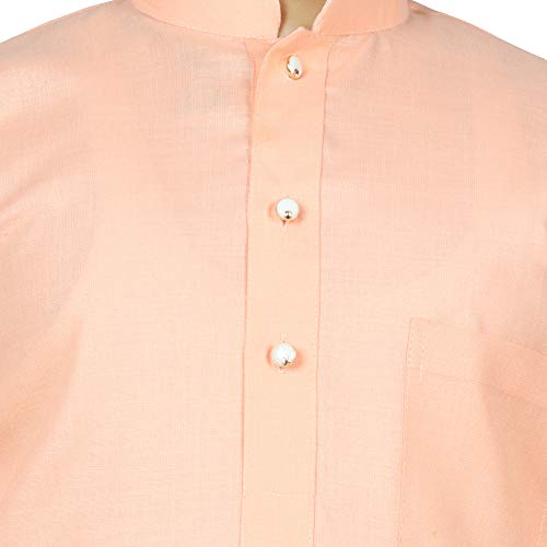 Image of SG YUVRAJ Raw Silk Kurta Set for Boys