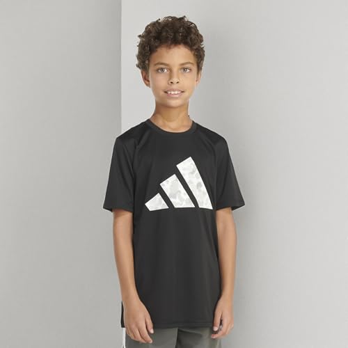 adidas Boys' Toddler Short Sleeve Logo Tee T-Shirt3