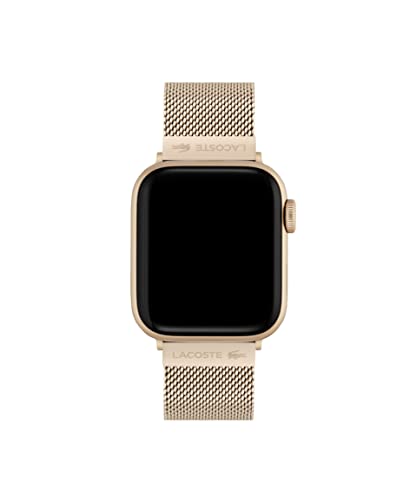 Lacoste Apple Watch Ionic Plated Carnation Gold Strap