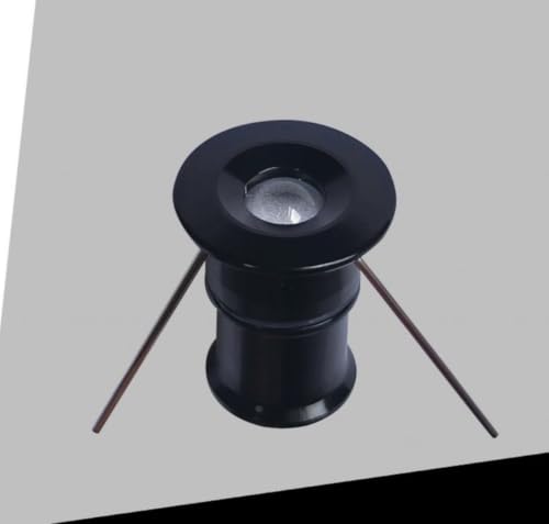 TEKHOME 5 Pezzi,Mini Faretto LED da Incasso IP65 DC12V 1W, Luce 3000K / 4000K /6500K / Blu/Rossa/Verde, Foro Ø15 mm, Illuminazione per Scale, Pavimenti, Giardino, Deck e Piscina, 12V-1W