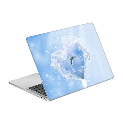 Skin vinyle MacBook Pro 13 A1989 A2159 Coeur D'Océan Simone Gatterwe dauphin