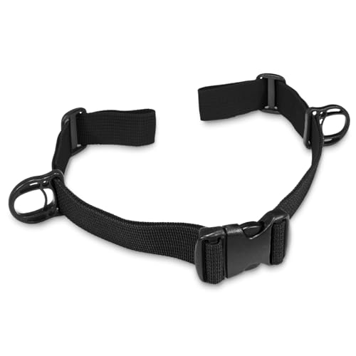 ManTangSun Outdoor Adjustable Chest Strap for Backpack Replacement Camping Hiking Sternum Straps for Backpacks With Quick Release Buckle (Black 1pcs)