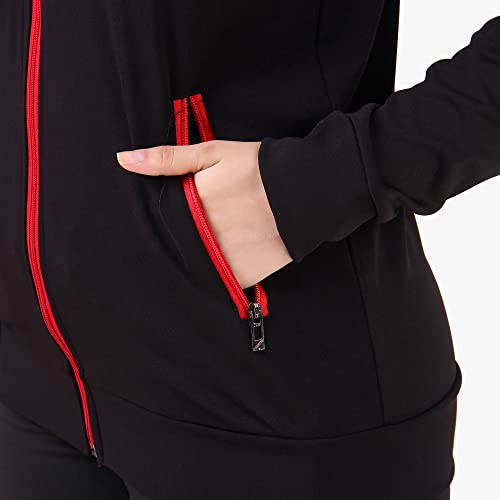 Image of Tempest Women's Stylish Ultra Strechable Lycra Sports Athletic Gym Running Sports Track Suit | Women's Yoga Track Suit Pants, Joggers, Gym, Active Lower Wear ll (2 Piece Set)